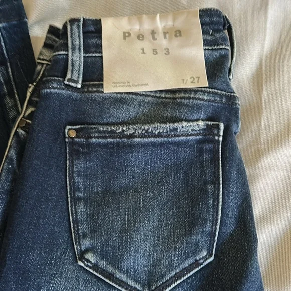 Petra153 NWT 7/27 Dark Blue Denim Jeans - Picture 5 of 16